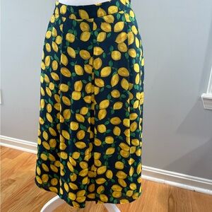 Lemon Print Skirt